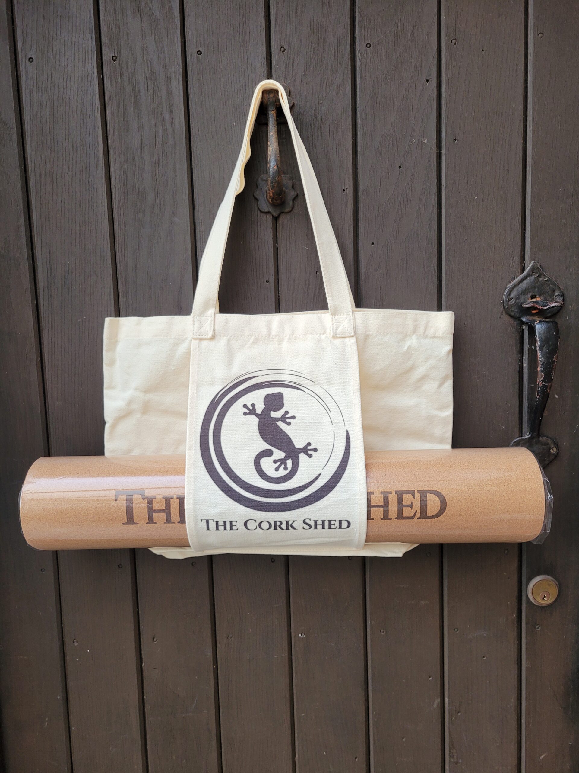 Natural Cork Eco Gym Mat & Carry Bag Set (Blocks not included) - Image 6