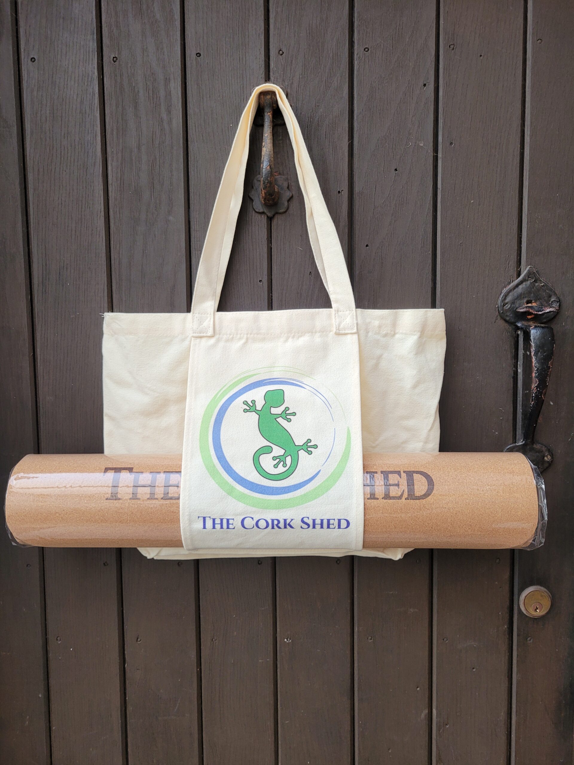 Natural Cork Eco Gym Mat, Blocks & Carry Bag Set - Image 7
